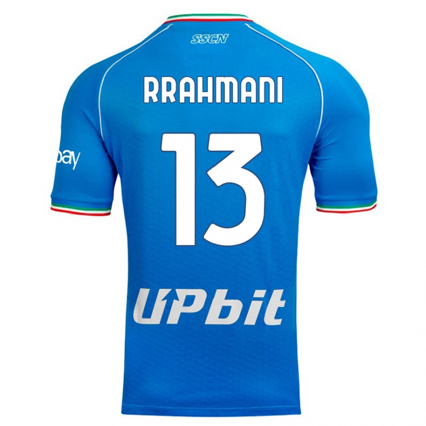 Kandiny Damen Amir Rrahmani #13 Himmelblau Heimtrikot Trikot 2023/24 T-Shirt Österreich