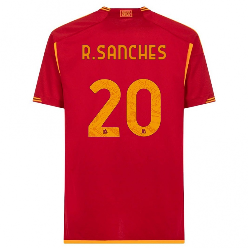 Kandiny Dames Renato Sanches #20 Rood Thuisshirt Thuistenue 2023/24 T-Shirt België