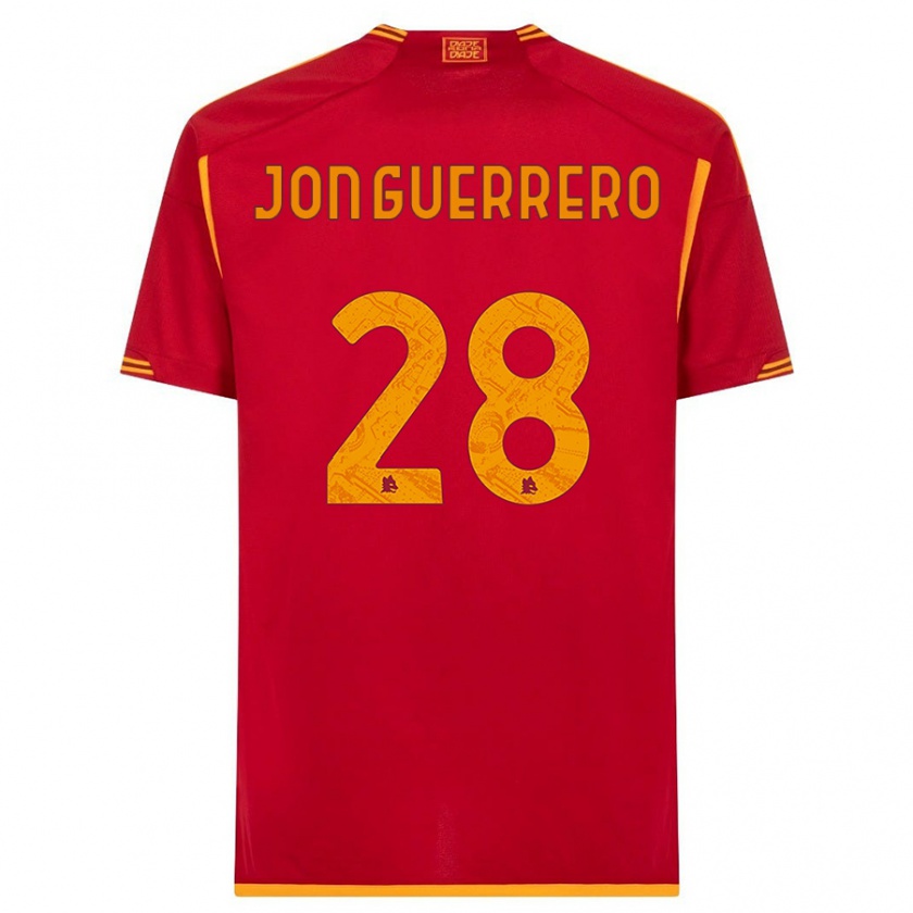 Kandiny Dames Julen Jon Guerrero #28 Rood Thuisshirt Thuistenue 2023/24 T-Shirt België