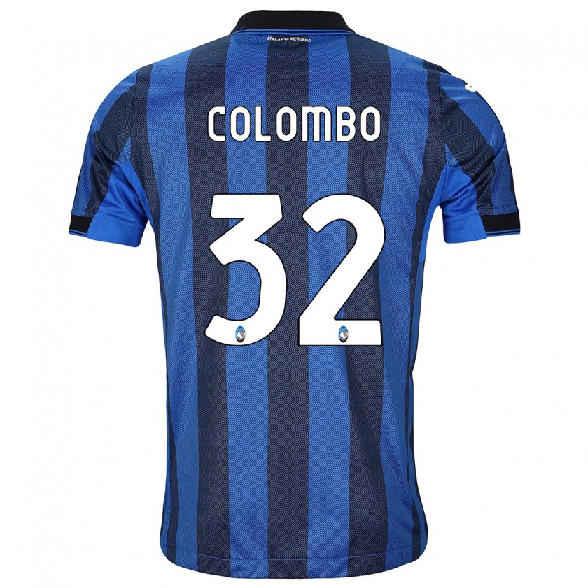 Kandiny Dames Matteo Colombo #32 Zwart Blauw Thuisshirt Thuistenue 2023/24 T-Shirt België