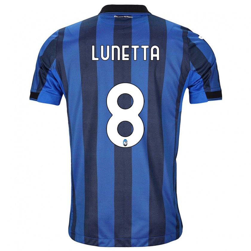 Kandiny Dames Gabriel Lunetta #8 Zwart Blauw Thuisshirt Thuistenue 2023/24 T-Shirt België