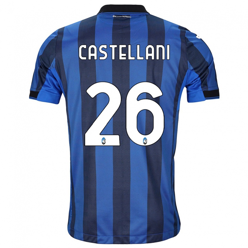 Kandiny Dames Eleonora Castellani #26 Zwart Blauw Thuisshirt Thuistenue 2023/24 T-Shirt België