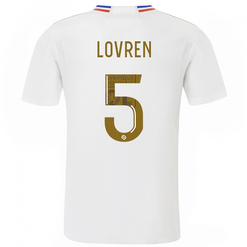 Kandiny Donna Maglia Dejan Lovren #5 Bianco Kit Gara Home 2023/24 Maglietta