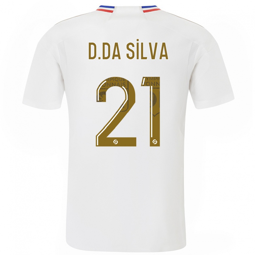 Kandiny Donna Maglia Damien Da Silva #21 Bianco Kit Gara Home 2023/24 Maglietta