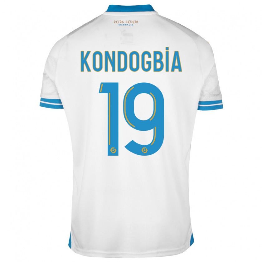 Kandiny Donna Maglia Geoffrey Kondogbia #19 Bianco Kit Gara Home 2023/24 Maglietta