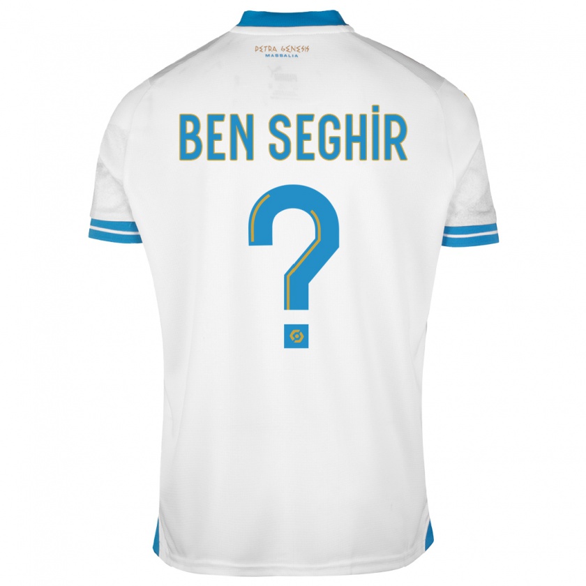 Kandiny Donna Maglia Salim Ben Seghir #0 Bianco Kit Gara Home 2023/24 Maglietta