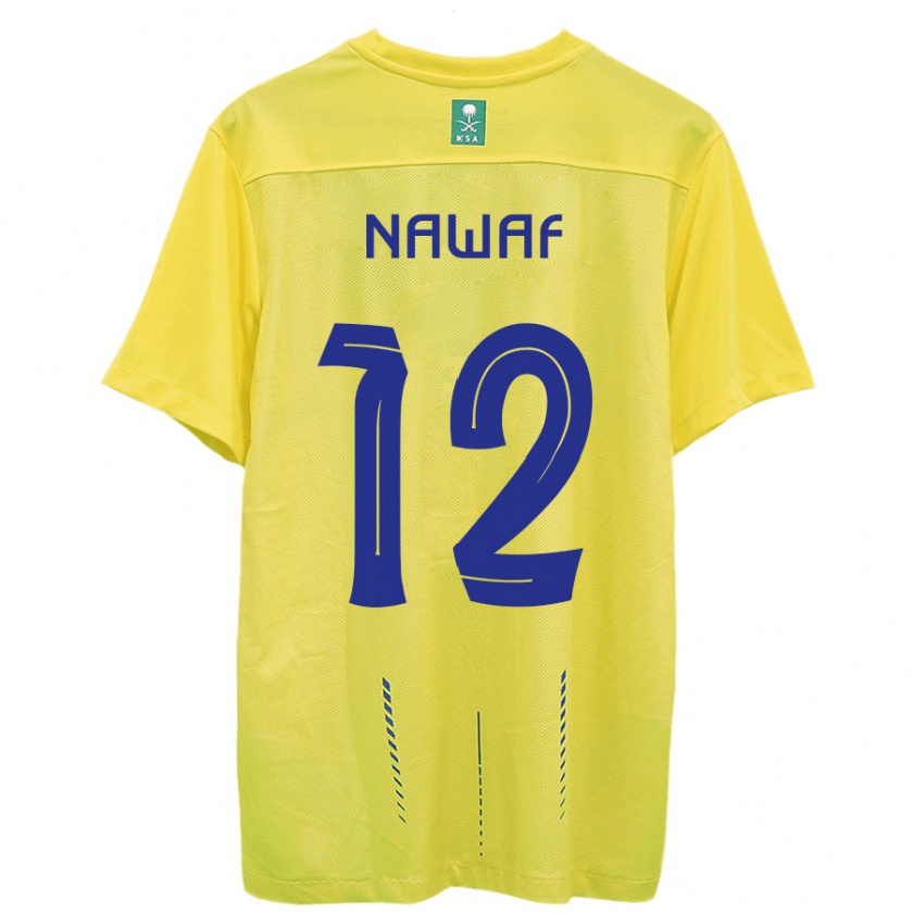 Kandiny Dames Nawaf Al-Boushal #12 Geel Thuisshirt Thuistenue 2023/24 T-Shirt België