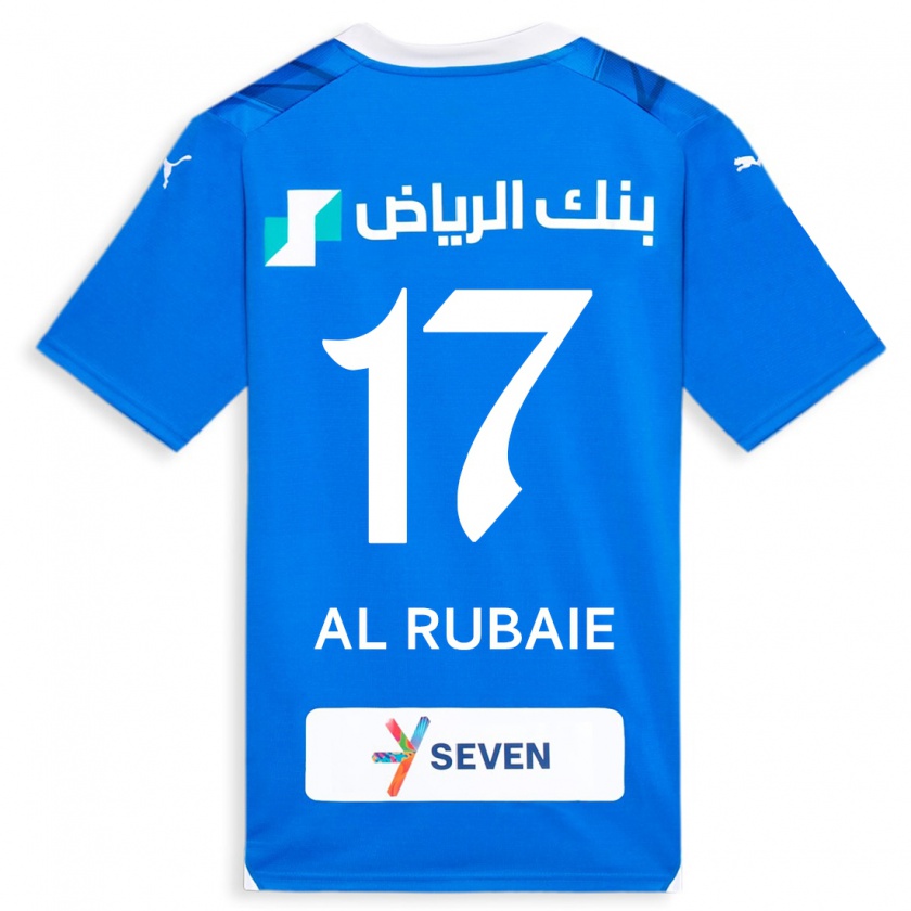 Kandiny Mujer Camiseta Mohammed Al-Rubaie #17 Azul 1ª Equipación 2023/24 La Camisa México