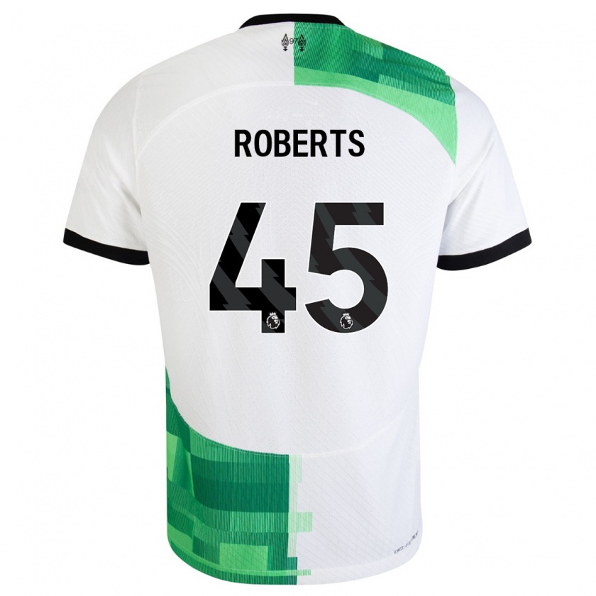 Kandiny Damen Iwan Roberts #45 Weiß Grün Auswärtstrikot Trikot 2023/24 T-Shirt Österreich