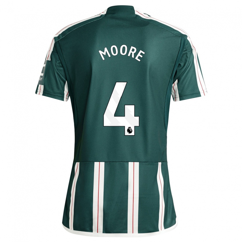 Kandiny Donna Maglia Jade Moore #4 Verde Scuro Kit Gara Away 2023/24 Maglietta