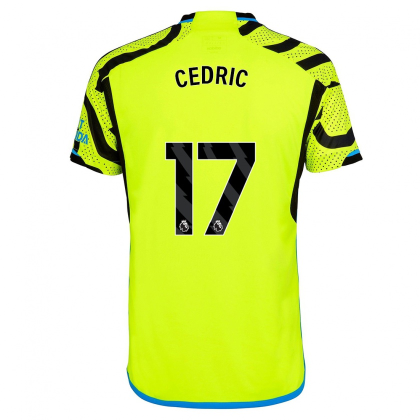 Kandiny Dames Cédric Soares #17 Geel Uitshirt Uittenue 2023/24 T-Shirt België