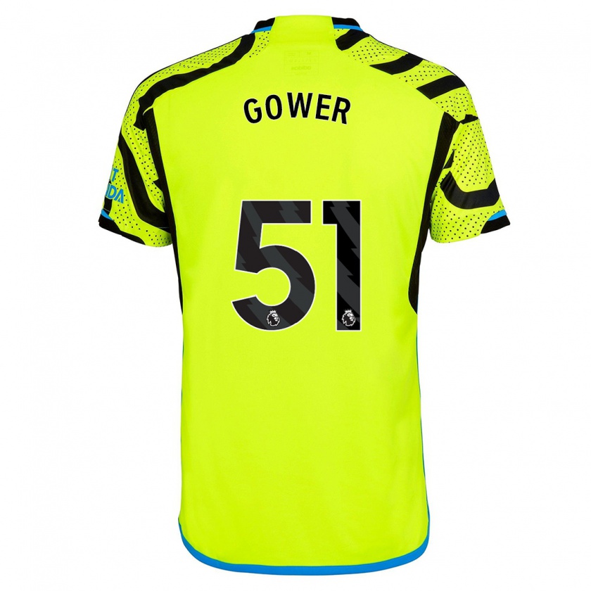 Kandiny Donna Maglia Jimi Gower #51 Giallo Kit Gara Away 2023/24 Maglietta