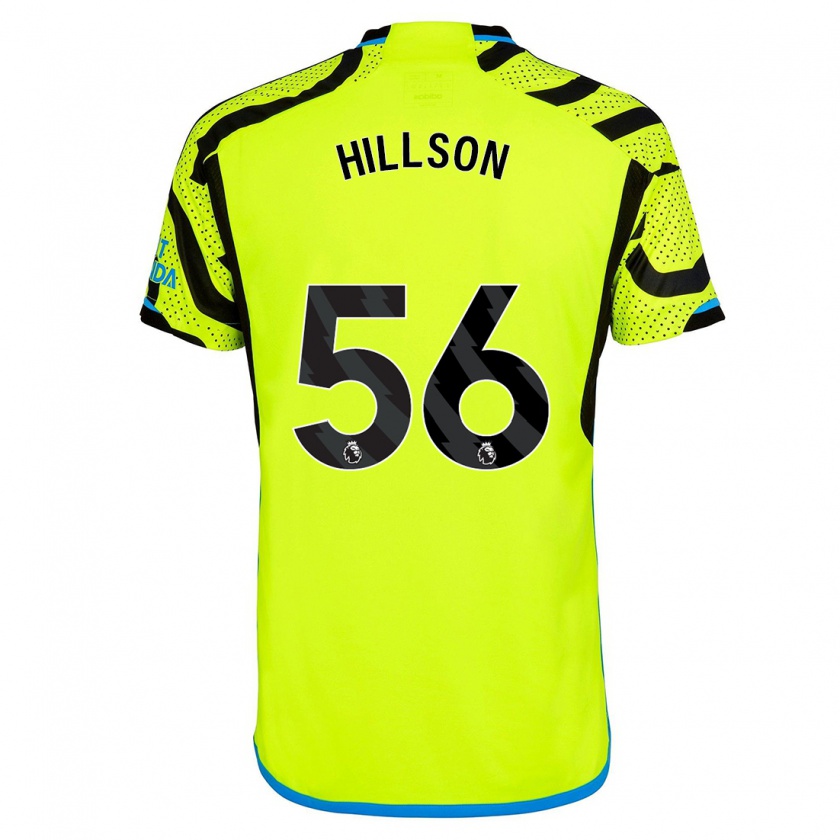 Kandiny Dames James Hillson #56 Geel Uitshirt Uittenue 2023/24 T-Shirt België