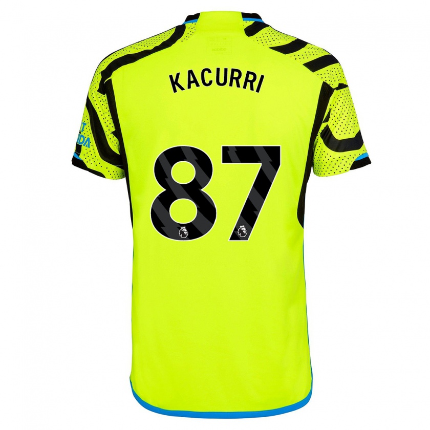 Kandiny Dames Maldini Kacurri #87 Geel Uitshirt Uittenue 2023/24 T-Shirt België