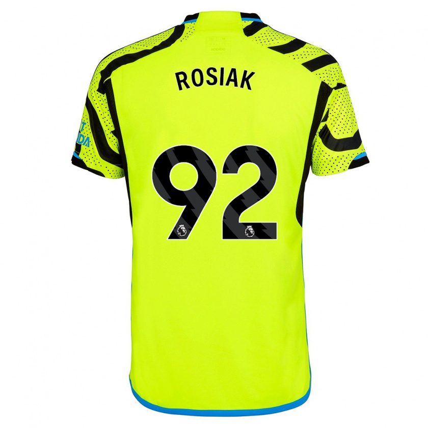 Kandiny Donna Maglia Michal Rosiak #92 Giallo Kit Gara Away 2023/24 Maglietta