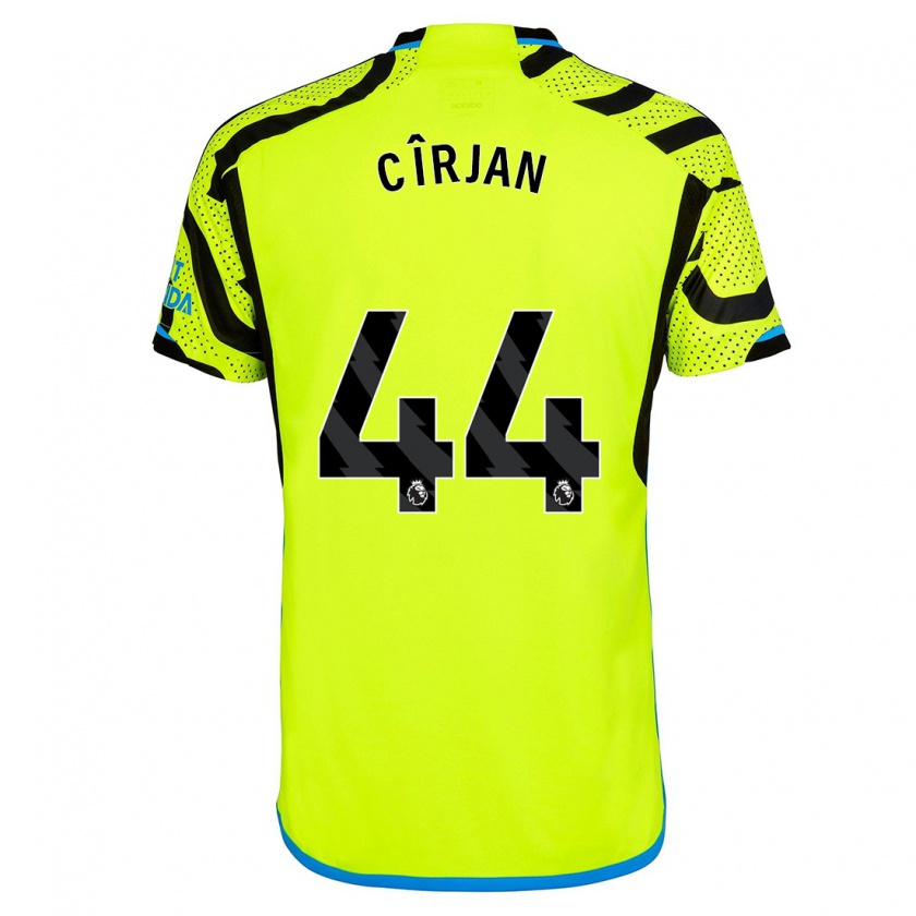 Kandiny Donna Maglia Catalin Cîrjan #44 Giallo Kit Gara Away 2023/24 Maglietta