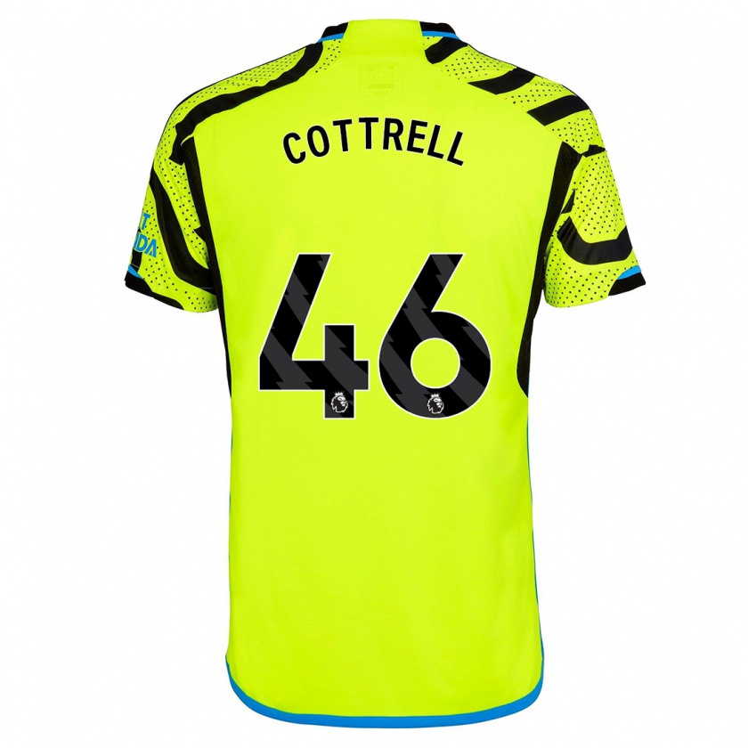 Kandiny Donna Maglia Ben Cottrell #46 Giallo Kit Gara Away 2023/24 Maglietta