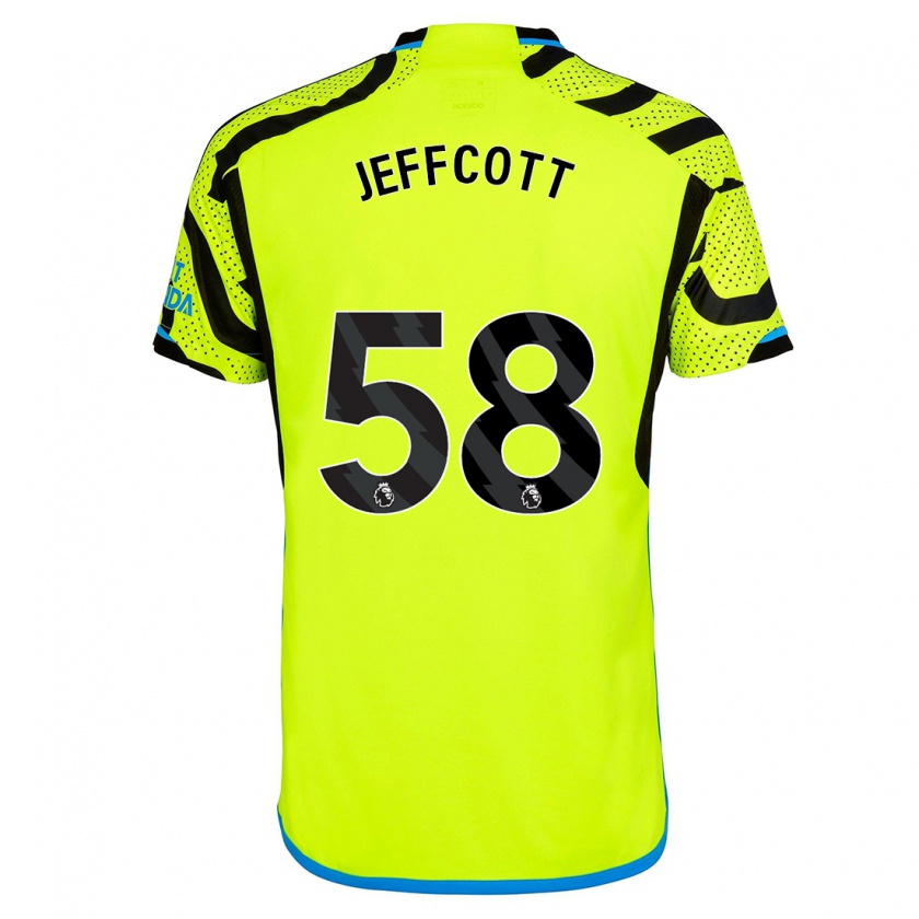 Kandiny Donna Maglia Henry Jeffcott #58 Giallo Kit Gara Away 2023/24 Maglietta