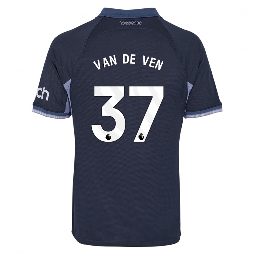 Kandiny Damen Micky Van De Ven #37 Dunkelblau Auswärtstrikot Trikot 2023/24 T-Shirt Österreich