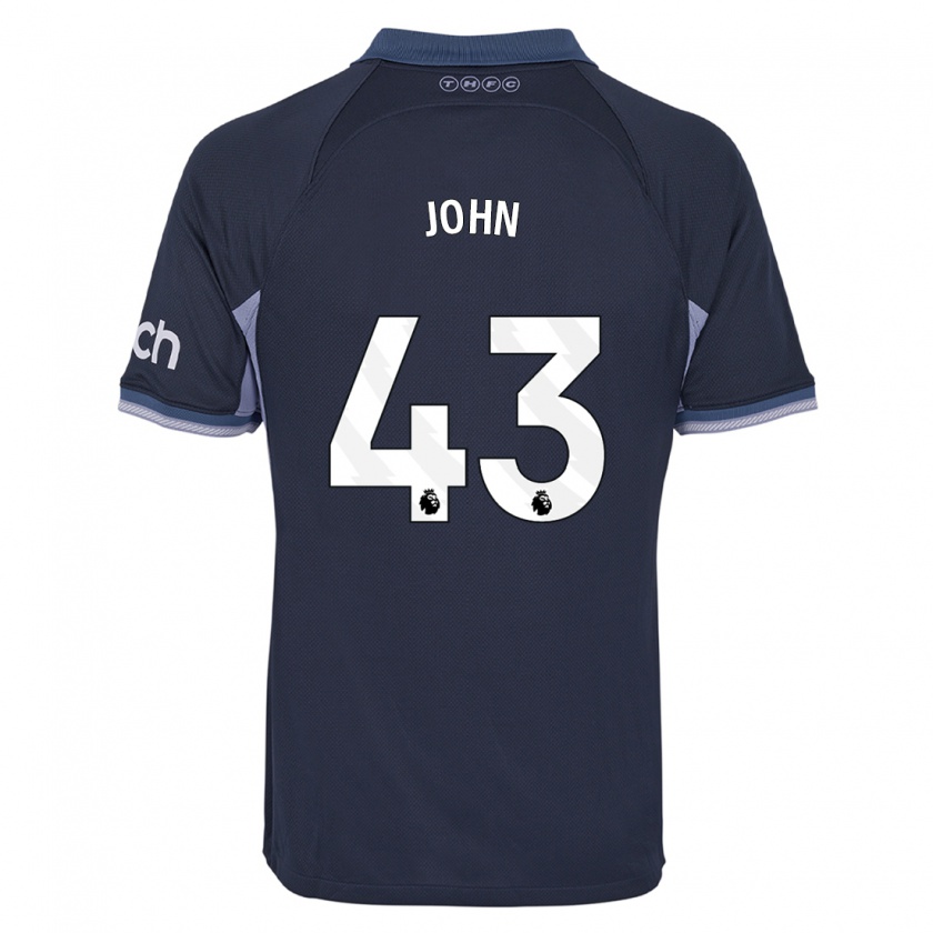 Kandiny Dames Nile John #43 Donkerblauw Uitshirt Uittenue 2023/24 T-Shirt België