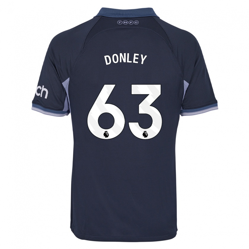 Kandiny Dames Jamie Donley #63 Donkerblauw Uitshirt Uittenue 2023/24 T-Shirt België