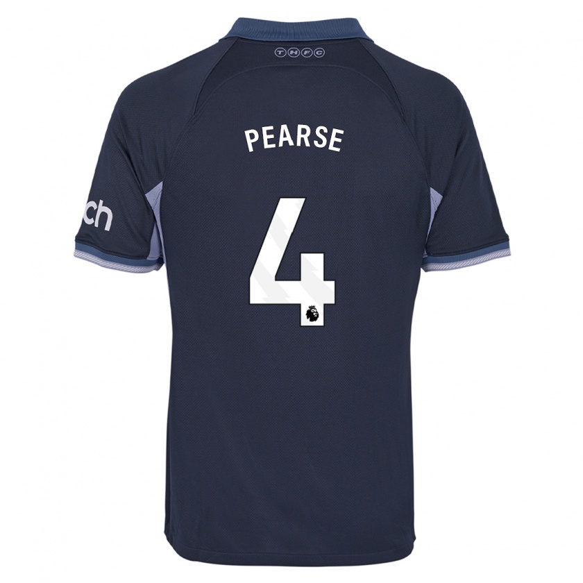 Kandiny Dames Gracie Pearse #4 Donkerblauw Uitshirt Uittenue 2023/24 T-Shirt België