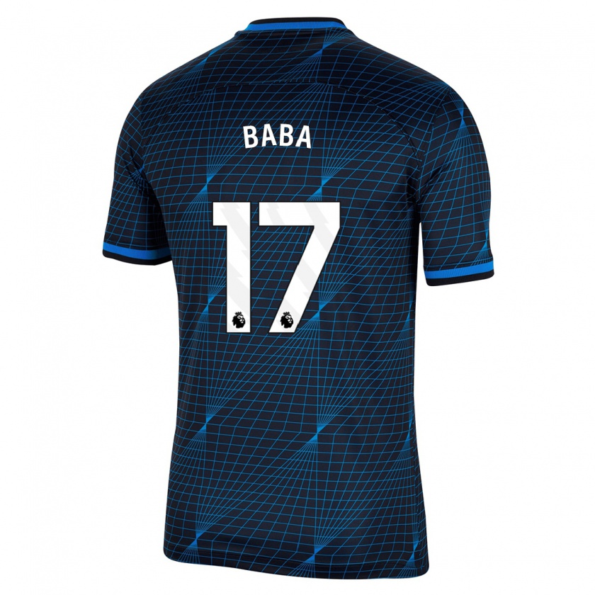 Kandiny Donna Maglia Abdul-Rahman Baba #17 Blu Scuro Kit Gara Away 2023/24 Maglietta