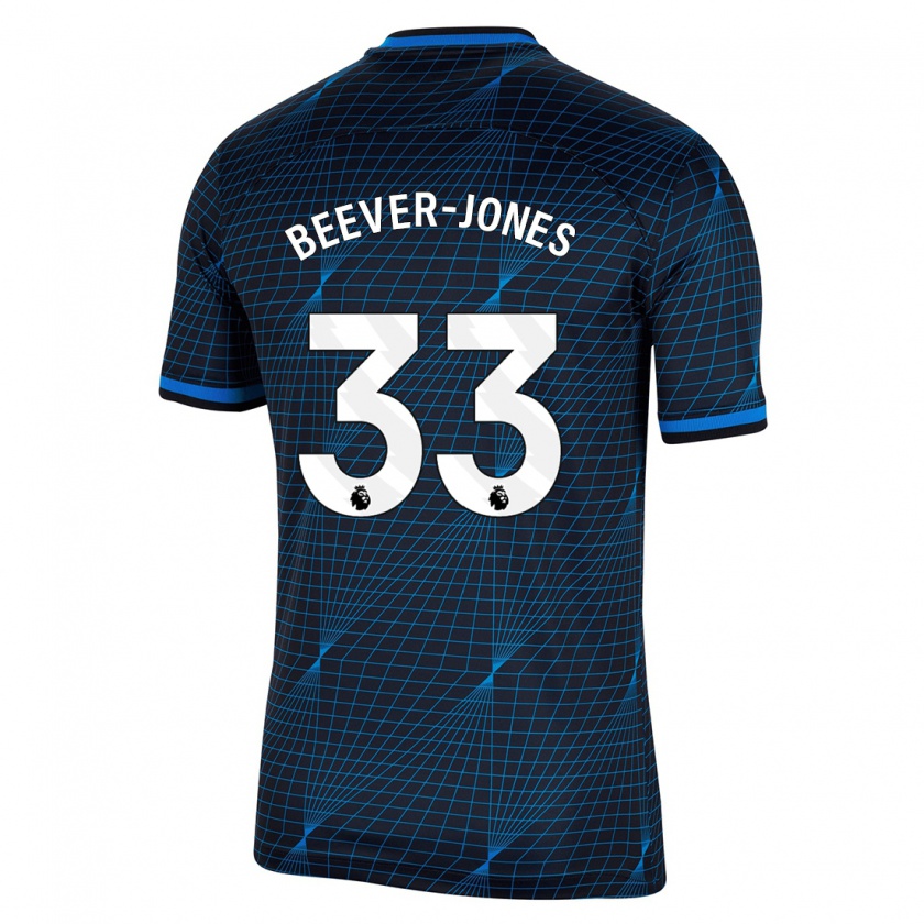 Kandiny Donna Maglia Aggie Beever-Jones #33 Blu Scuro Kit Gara Away 2023/24 Maglietta