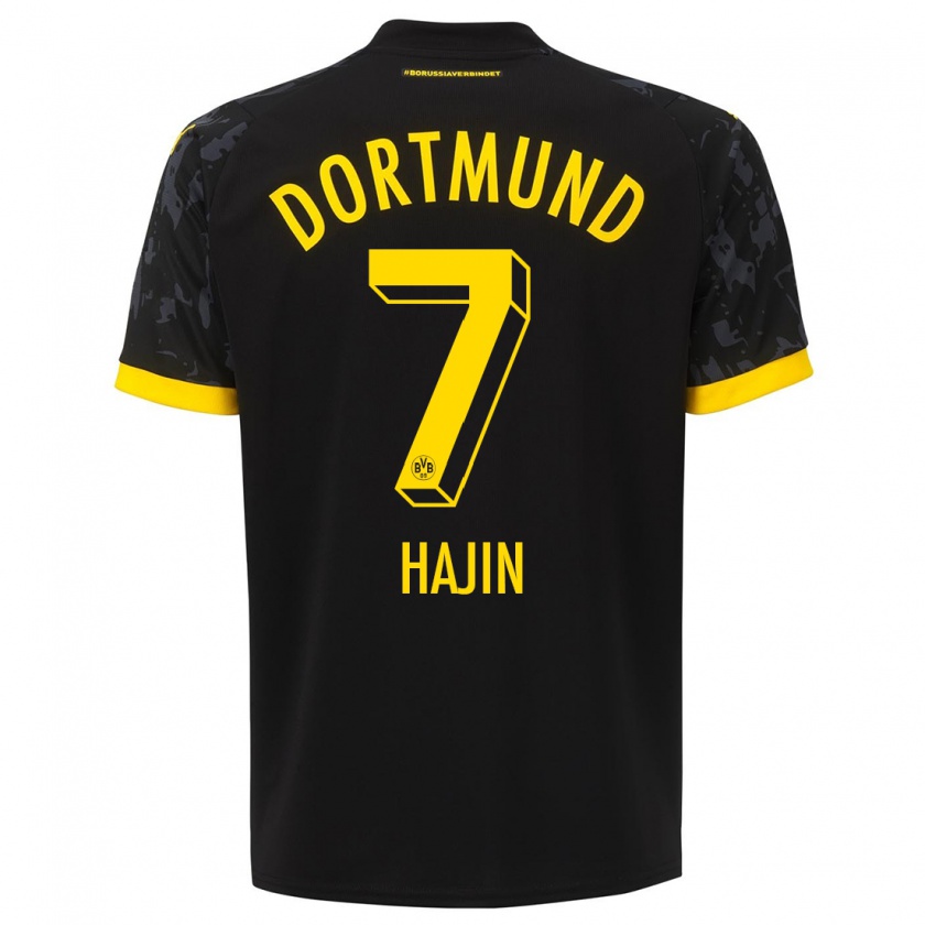 Kandiny Donna Maglia So Hajin #7 Nero Kit Gara Away 2023/24 Maglietta