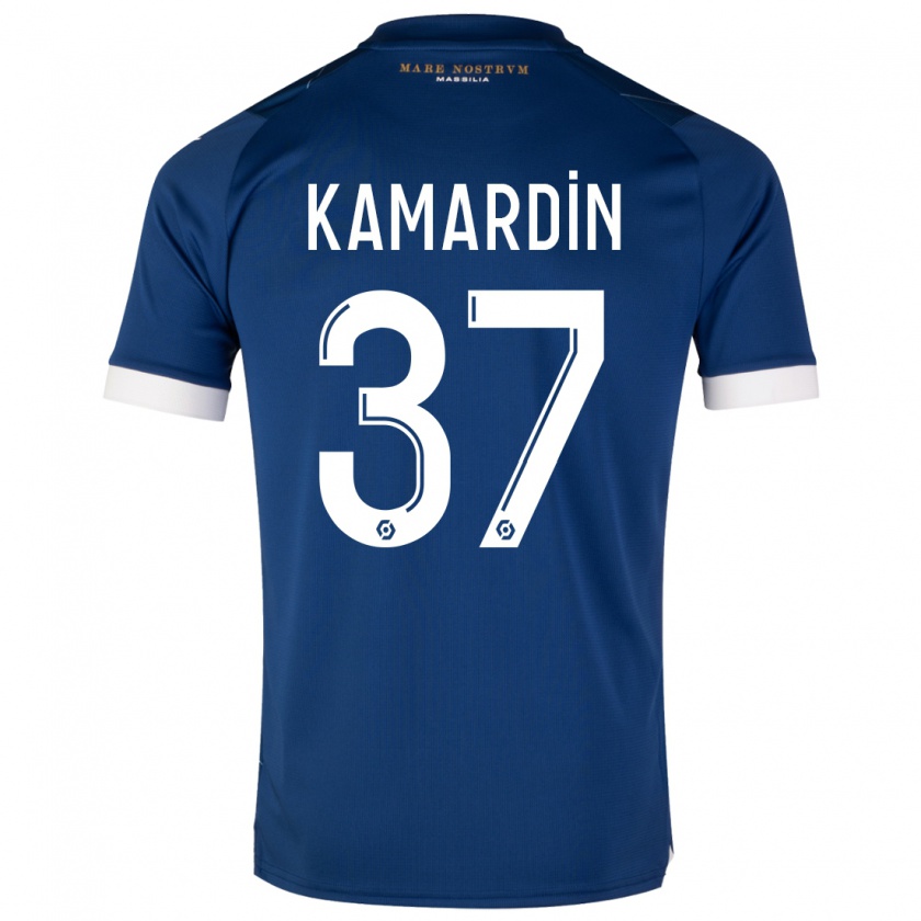 Kandiny Donna Maglia Aaron Kamardin #37 Blu Scuro Kit Gara Away 2023/24 Maglietta