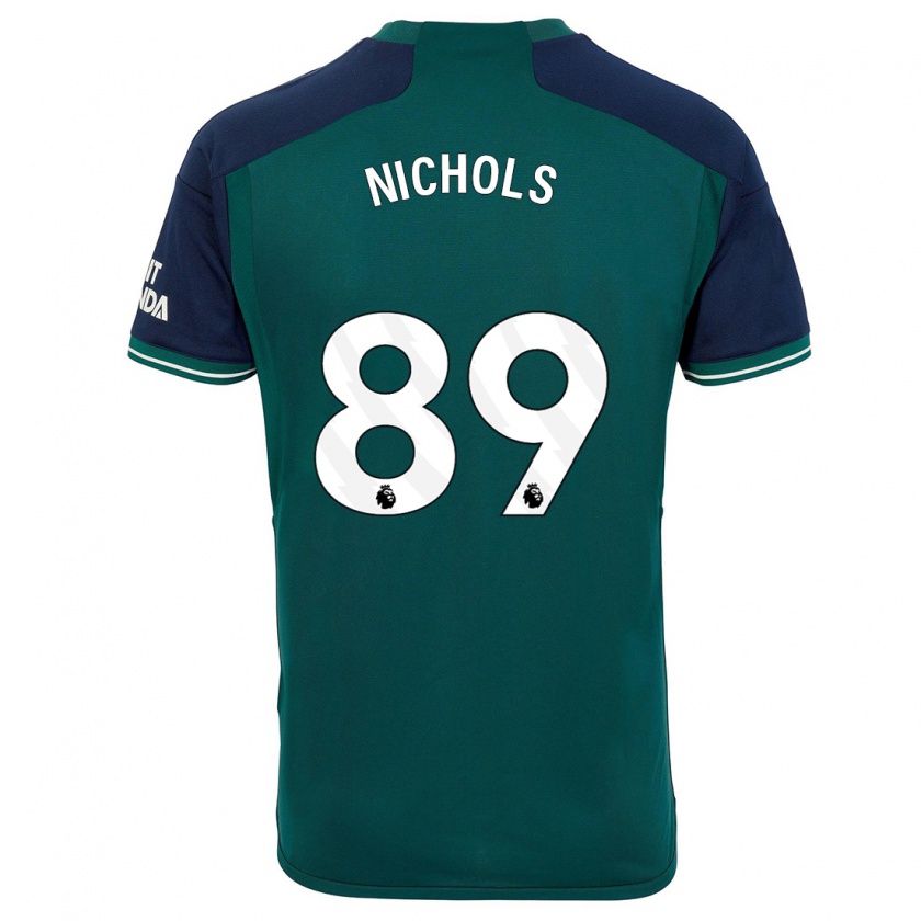 Kandiny Dames Josh Nichols #89 Groente Thuisshirt Derde Tenue 2023/24 T-Shirt België