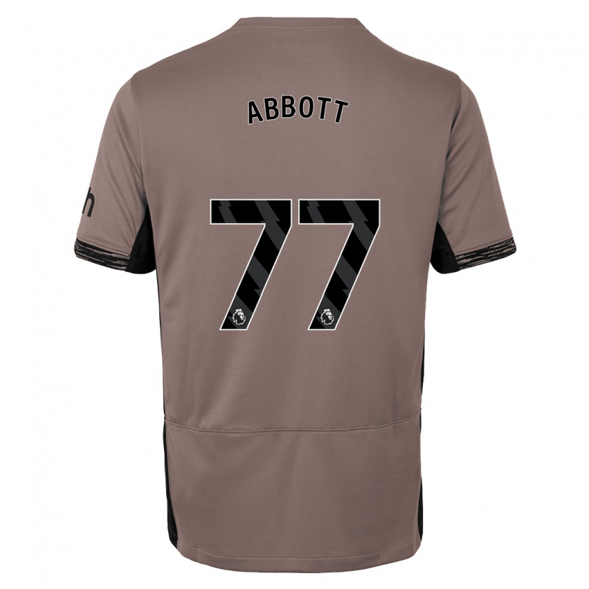 Kandiny Dames George Abbott #77 Donker Beige Thuisshirt Derde Tenue 2023/24 T-Shirt België