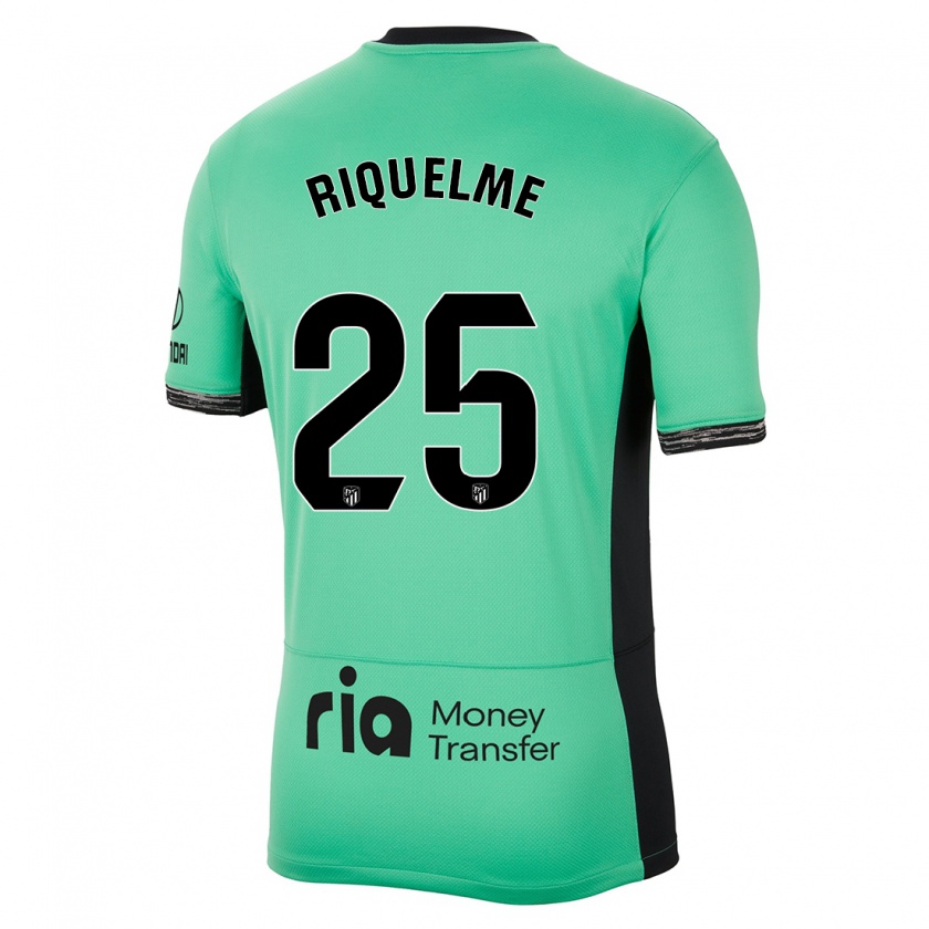 Kandiny Dames Rodrigo Riquelme #25 Lente Groen Thuisshirt Derde Tenue 2023/24 T-Shirt België