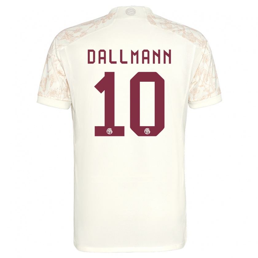 Kandiny Mujer Camiseta Linda Dallmann #10 Blanquecino Equipación Tercera 2023/24 La Camisa