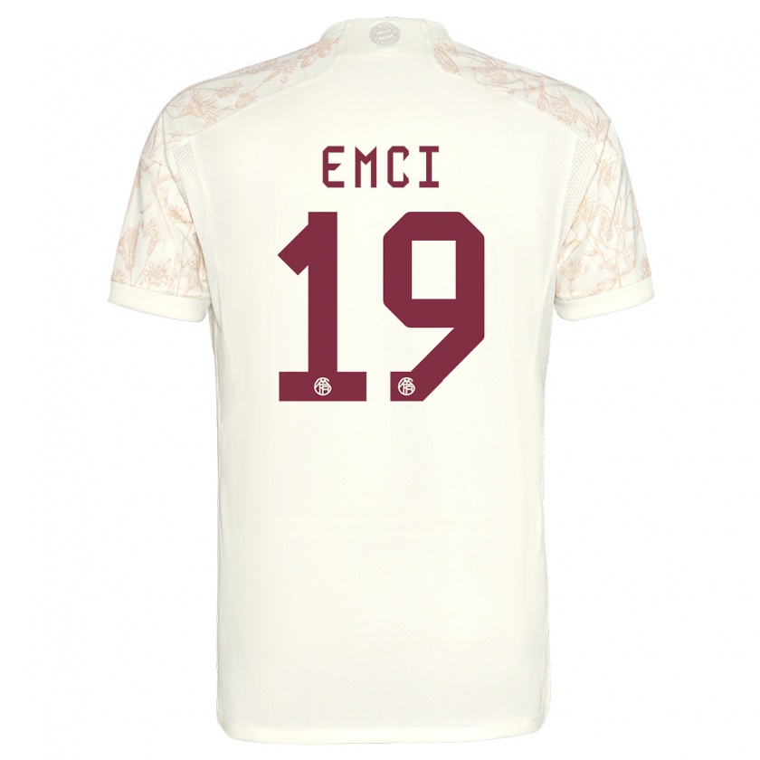 Kandiny Mujer Camiseta Ben Emci #19 Blanquecino Equipación Tercera 2023/24 La Camisa