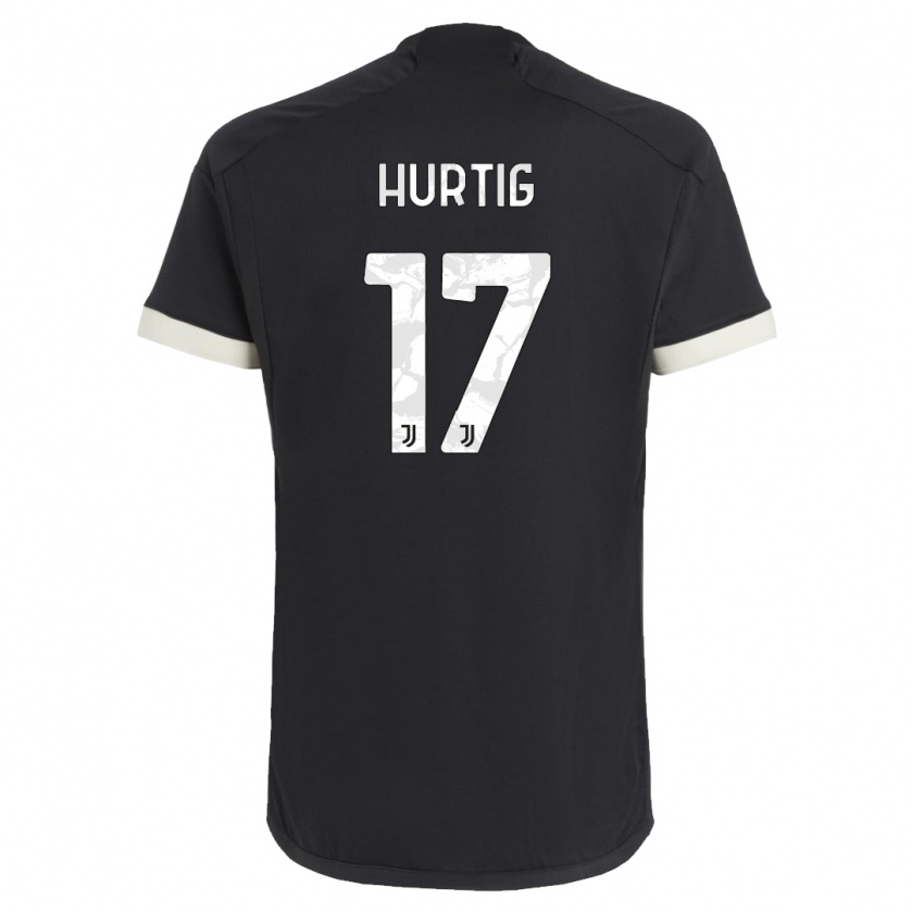 Kandiny Donna Maglia Lina Hurtig #17 Nero Kit Gara Third 2023/24 Maglietta