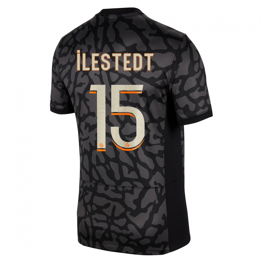 Kandiny Damen Amanda Ilestedt #15 Schwarz Ausweichtrikot Trikot 2023/24 T-Shirt Österreich