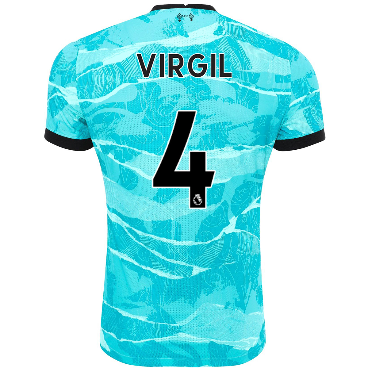 Kinder Fussball Virgil Van Dijk 4 Auswartstrikot Blau Trikot 2020 21 Hemd Schweiz