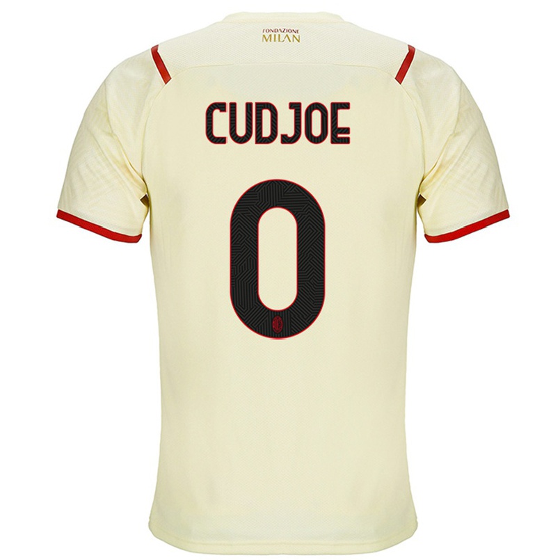 Hombre Fútbol Camiseta Kelvin Cudjoe #0 Champaña 2ª Equipación 2021/22 Camisa México