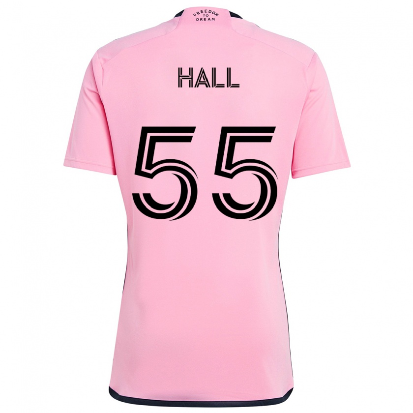 Kandiny Kinderen Tyler Hall #55 Roze Thuisshirt Thuistenue 2024/25 T-Shirt België