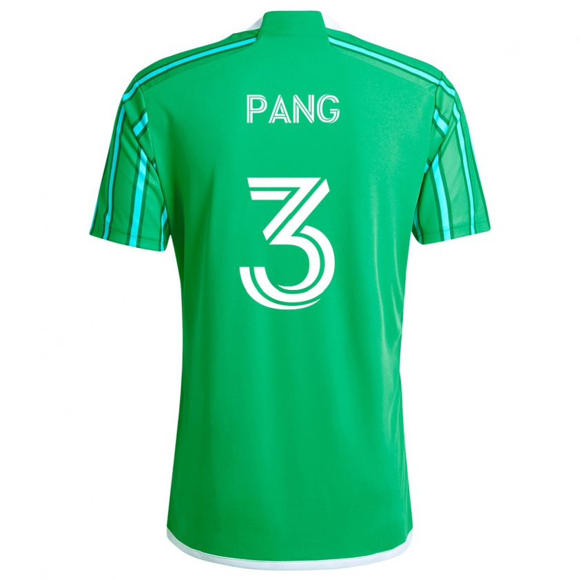 Kandiny Niño Camiseta Kaylene Pang #3 Verde Blanco 1ª Equipación 2024/25 La Camisa