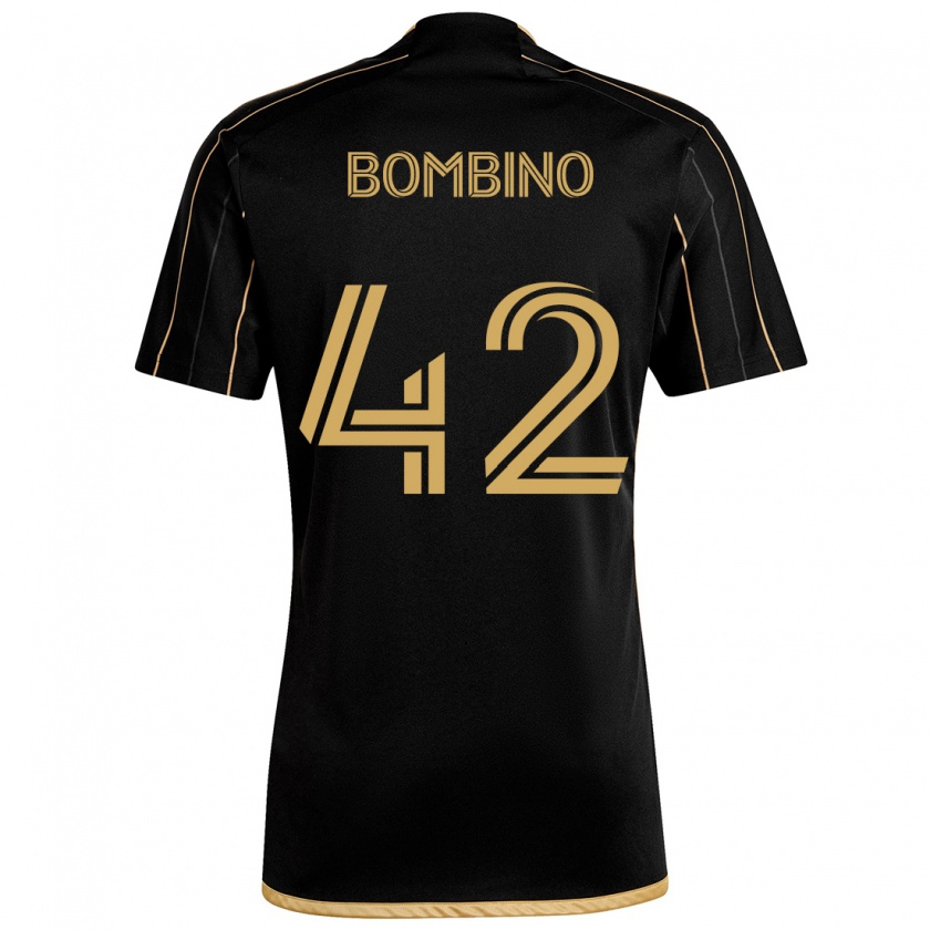 Kandiny Kinder Luca Bombino #42 Schwarzes Gold Heimtrikot Trikot 2024/25 T-Shirt Österreich