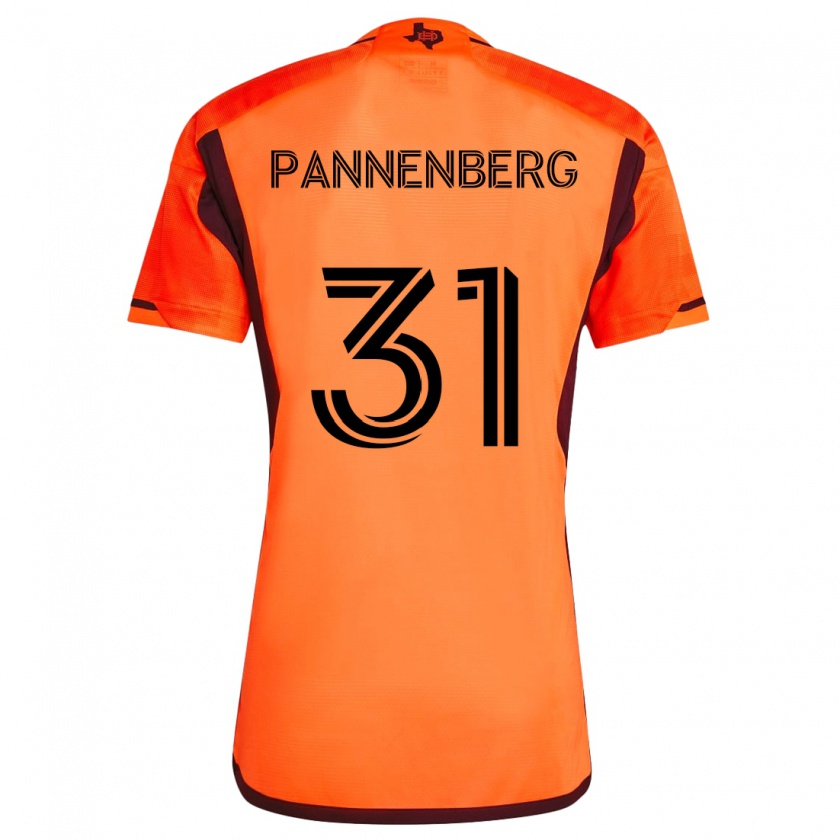 Kandiny Bambino Maglia Andrew Pannenberg #31 Arancione Nero Kit Gara Home 2024/25 Maglietta