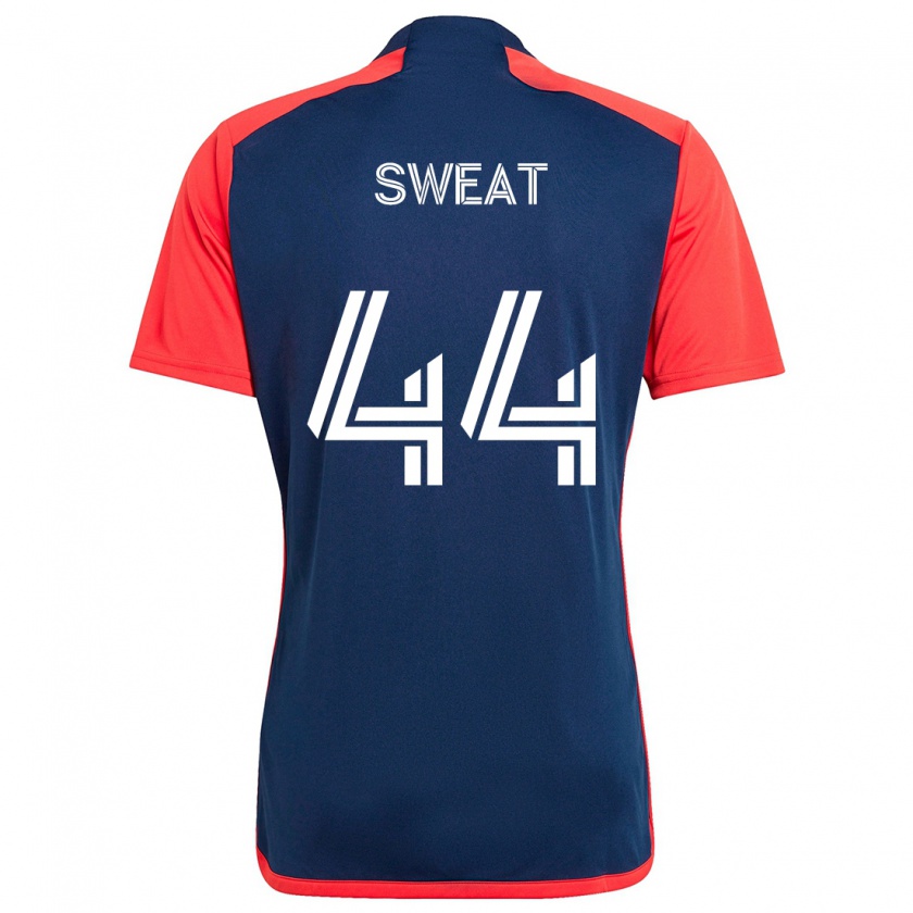 Kandiny Kinderen Ben Sweat #44 Blauw Rood Thuisshirt Thuistenue 2024/25 T-Shirt