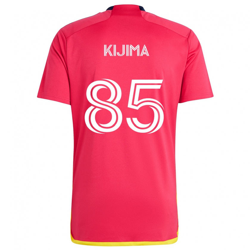 Kandiny Niño Camiseta Hosei Kijima #85 Rojo Azul 1ª Equipación 2024/25 La Camisa