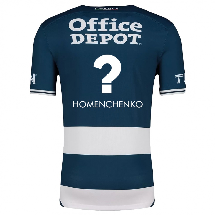 Kandiny Kinder Santiago Homenchenko #0 Blau Weiss Heimtrikot Trikot 2024/25 T-Shirt Österreich