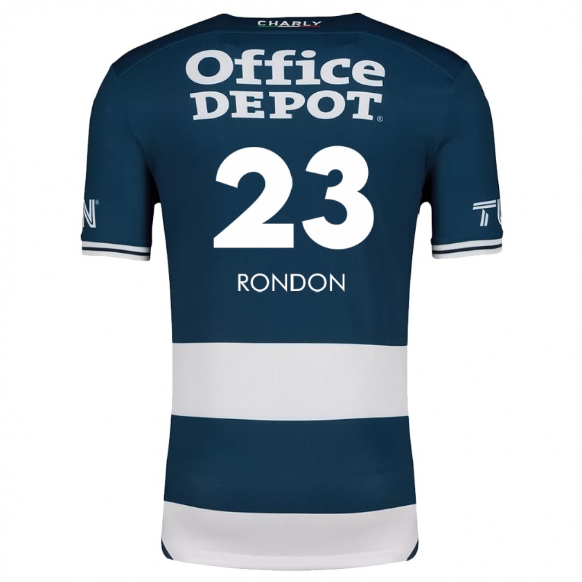 Kandiny Niño Camiseta Salomón Rondón #23 Azul Blanco 1ª Equipación 2024/25 La Camisa