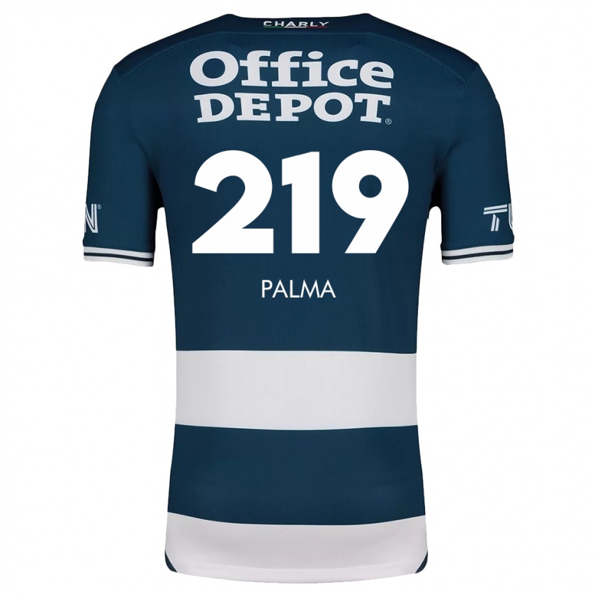 Kandiny Bambino Maglia Pablo Palma #219 Blu Bianco Kit Gara Home 2024/25 Maglietta