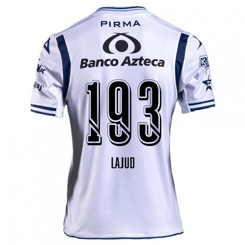 Kandiny Bambino Maglia Rodrigo Lajud #193 Bianco Blu Navy Kit Gara Home 2024/25 Maglietta