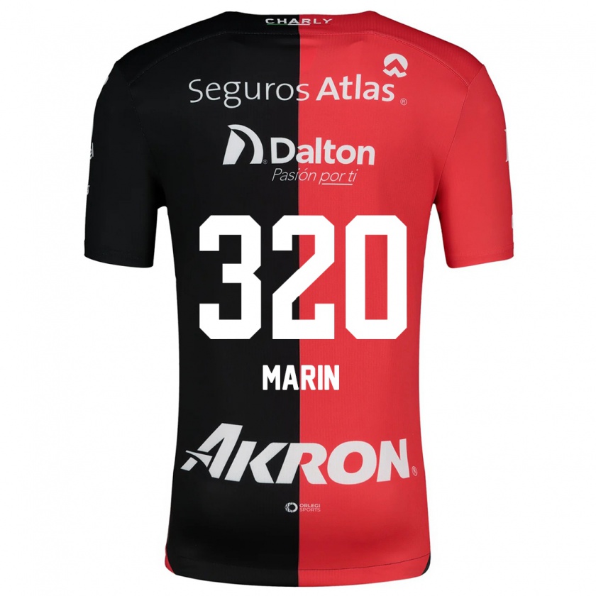 Kandiny Kinderen Donato Marín #320 Rood Zwart Thuisshirt Thuistenue 2024/25 T-Shirt België